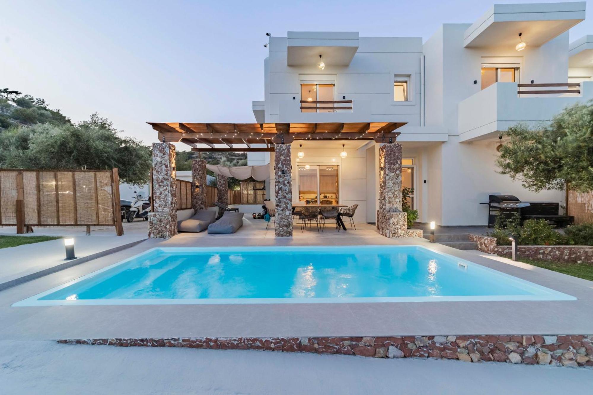 Villa Tranquila Rhodes Psinthos Exteriér fotografie